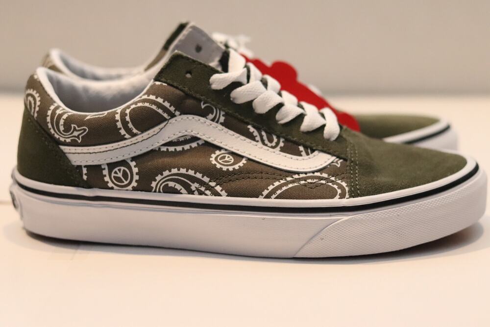 Vans Old Skool Peace Paisley Sz 6